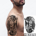 Different Stylish Waterproof Temporary Tattoo Sticker Heart Knife Angel Makeup Tattoos For Women Men Stevvex