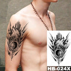 Different Stylish Waterproof Temporary Tattoo Sticker Heart Knife Angel Makeup Tattoos For Women Men Stevvex