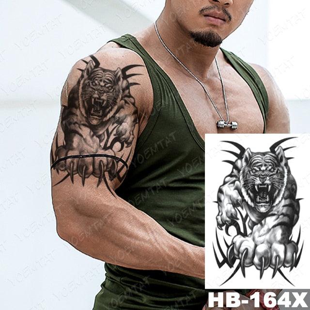 Different Stylish Waterproof Temporary Tattoo Sticker Heart Knife Angel Makeup Tattoos For Women Men Stevvex