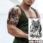 Different Stylish Waterproof Temporary Tattoo Sticker Heart Knife Angel Makeup Tattoos For Women Men Stevvex