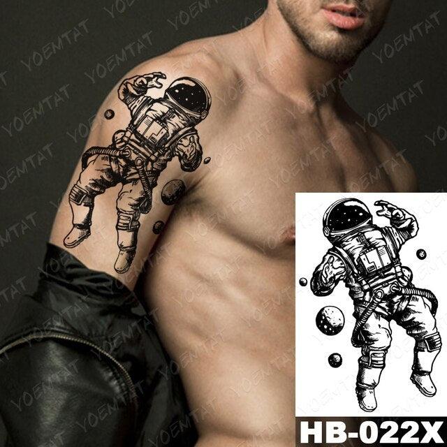 Different Stylish Waterproof Temporary Tattoo Sticker Heart Knife Angel Makeup Tattoos For Women Men Stevvex