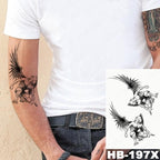 Different Stylish Waterproof Temporary Tattoo Sticker Heart Knife Angel Makeup Tattoos For Women Men Stevvex