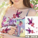 Different Stylish Waterproof Temporary Tattoo Sticker Heart Knife Angel Makeup Tattoos For Women Men Stevvex