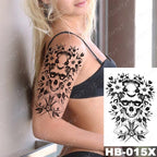 Different Stylish Waterproof Temporary Tattoo Sticker Heart Knife Angel Makeup Tattoos For Women Men Stevvex