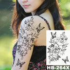 Different Stylish Waterproof Temporary Tattoo Sticker Heart Knife Angel Makeup Tattoos For Women Men Stevvex