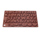 Digit Silicone Chocolate Mold Non-Stick Cake Mould Jelly Candy 3D Molds Kitchen Accessories Reusable Baking Tools Silicone Letter Mold And Number Candy Molds Stevvex