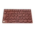 Digit Silicone Chocolate Mold Non-Stick Cake Mould Jelly Candy 3D Molds Kitchen Accessories Reusable Baking Tools Silicone Letter Mold And Number Candy Molds Stevvex