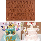 Digit Silicone Chocolate Mold Non-Stick Cake Mould Jelly Candy 3D Molds Kitchen Accessories Reusable Baking Tools Silicone Letter Mold And Number Candy Molds Stevvex