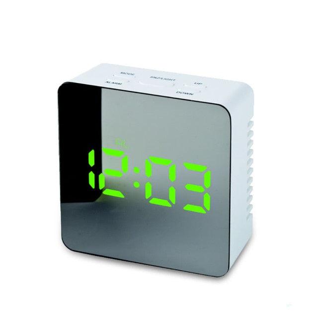 Digital Alarm Clock Alarm Clocks Adjustable Volume Alarm Clock for Bedroom Electronic 7 Inch Number Desktop Alarm Clocks For Kids Bedroom LED Screen  for Kids Bedroom Temperature Snooze Function Desk Table Clock LED Clock Electronic Watch Table Stevvex