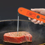 Digital BBQ Thermometer IHT-1P Kitchen Utensil Tools Waterproof BBQ Meat Thermometer For Cooking Food Kitchen Candy Thermometer Calibration Magnet Backlight For Grill Smoker Kitchen Rechargeable Thermometer With Backlight & Calibration Stevvex