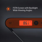 Digital BBQ Thermometer IHT-1P Kitchen Utensil Tools Waterproof BBQ Meat Thermometer For Cooking Food Kitchen Candy Thermometer Calibration Magnet Backlight For Grill Smoker Kitchen Rechargeable Thermometer With Backlight & Calibration Stevvex