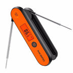 Digital BBQ Thermometer IHT-1P Kitchen Utensil Tools Waterproof BBQ Meat Thermometer For Cooking Food Kitchen Candy Thermometer Calibration Magnet Backlight For Grill Smoker Kitchen Rechargeable Thermometer With Backlight & Calibration Stevvex