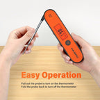 Digital BBQ Thermometer IHT-1P Kitchen Utensil Tools Waterproof BBQ Meat Thermometer For Cooking Food Kitchen Candy Thermometer Calibration Magnet Backlight For Grill Smoker Kitchen Rechargeable Thermometer With Backlight & Calibration Stevvex