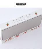 Digital Clock Table Clock Snooze Alarm Cute Silent Mirror Clock Student Desktop Mirror Surface LED Alarm Clock with USB Charger 12/24H Easy Snooze Function Adjustable Brightness Alarm Clocks for Bedroom LED Clock Electronic Clock for Children Stevvex