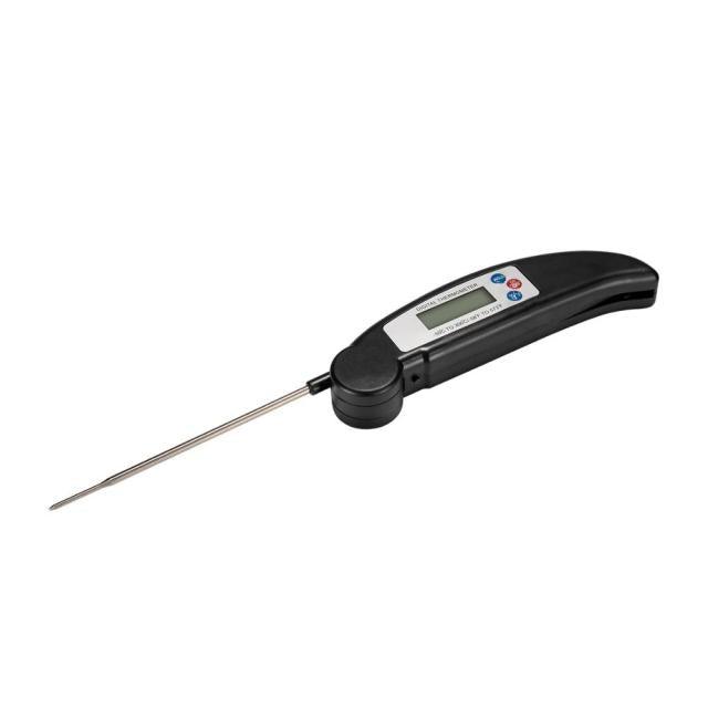 Digital Foldable Thermometer Food BBQ Meat Oven Instant Read Food Thermometer For Cooking Digital Kitchen Thermometer Probe With Backlight & Reversible Display Cooking Thermometer For Folding Kitchen Thermometer For Cooking Water Oil Grill Tools Stevvex