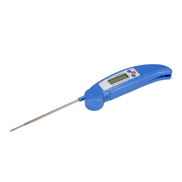 Digital Foldable Thermometer Food BBQ Meat Oven Instant Read Food Thermometer For Cooking Digital Kitchen Thermometer Probe With Backlight & Reversible Display Cooking Thermometer For Folding Kitchen Thermometer For Cooking Water Oil Grill Tools Stevvex