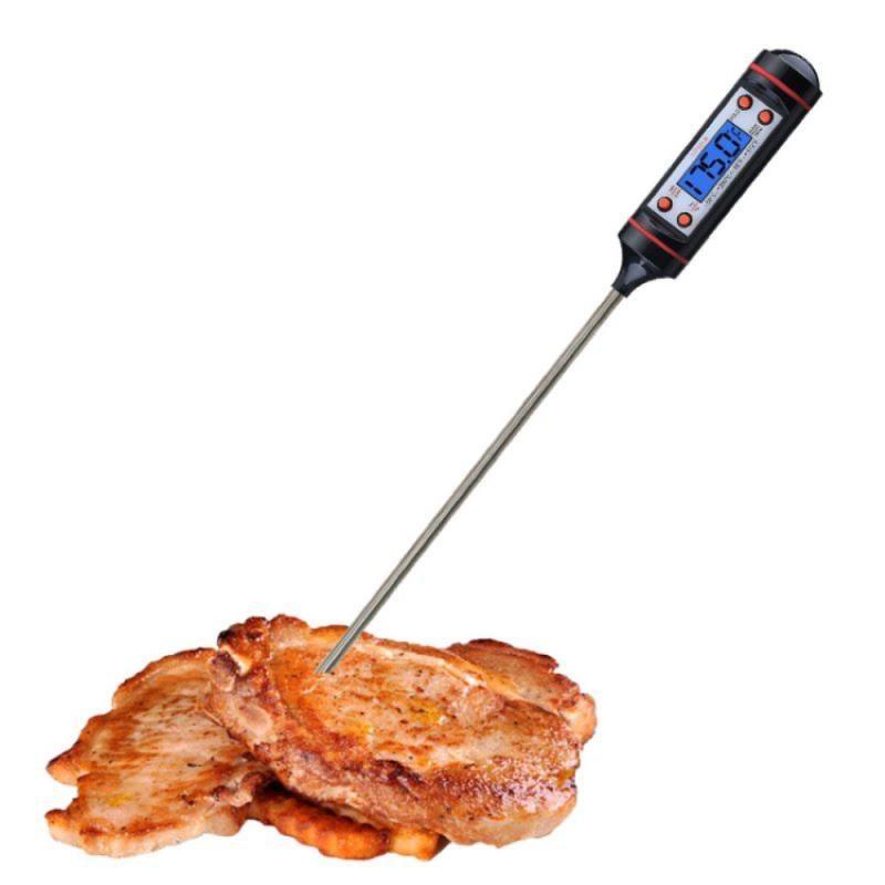 Digital Meat Thermometer Cooking Digital Candy Cooking Thermometer Kitchen Cooking Thermometer Instant Read for BBQ Grill Oil Milk Bath Water Deep Fry Food Kitchen BBQ Probe Water Milk Oil Liquid Oven Digital Temperature Sensor Meter Home Stevvex