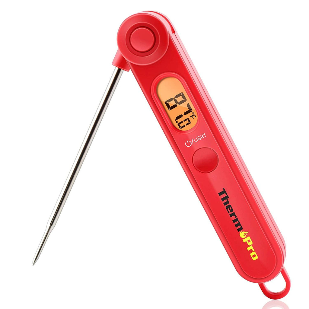 Digital Read Meat Thermometer Best Waterproof Thermometer for Kitchen Cooking Food BBQ Grill And Oil Deep Fry Candy  Kitchen Cooking Food Thermometer With Backlight Magnet For Deep Fry Grill Smoker Thermometer Stevvex