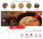 Digital Read Meat Thermometer Best Waterproof Thermometer for Kitchen Cooking Food BBQ Grill And Oil Deep Fry Candy  Kitchen Cooking Food Thermometer With Backlight Magnet For Deep Fry Grill Smoker Thermometer Stevvex