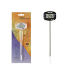 Digital Water Thermometer for Liquid Candle Instant Read With Waterproof For Food Meat Milk Long Probe Food Temperature Measuring Device Probe Type Electronic Thermometer Stainless Steel Pen Type Structure with High Accuracy Stevvex