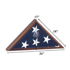 Extra Large American Burial Flag Case, Extra Large Vice Presidential Flag Case The Military Gift Store