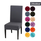 Dining Chair Covers Stretch Chair Covers Parsons Chair Slipcover Removable Anti Dirty Seat Chair Cover Spandex Kitchen Cover for Banquet Wedding Dinner Restaurant house Stevvex