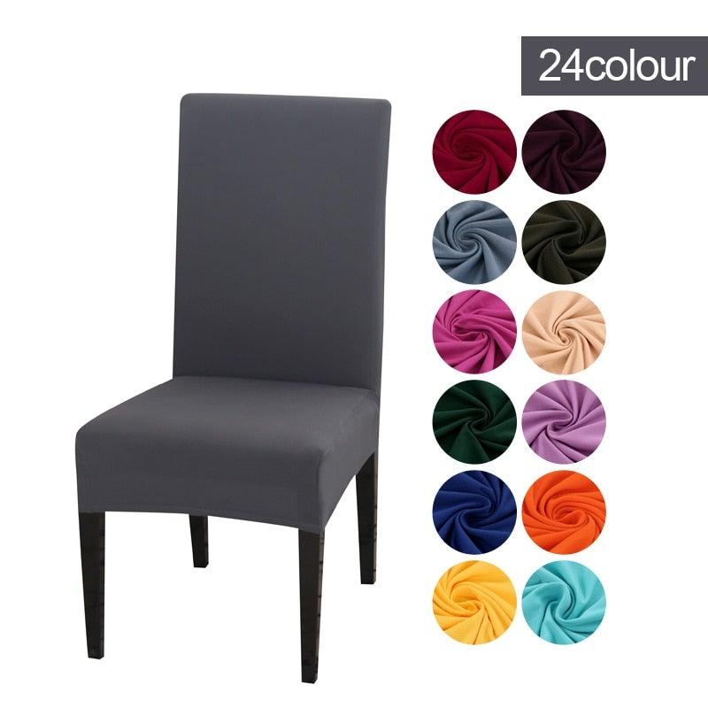 Dining Chair Covers Stretch Chair Covers Parsons Chair Slipcover Removable Anti Dirty Seat Chair Cover Spandex Kitchen Cover for Banquet Wedding Dinner Restaurant house Stevvex