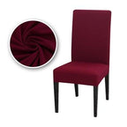 Dining Chair Covers Stretch Chair Covers Parsons Chair Slipcover Removable Anti Dirty Seat Chair Cover Spandex Kitchen Cover for Banquet Wedding Dinner Restaurant house Stevvex