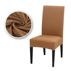 Dining Chair Covers Stretch Chair Covers Parsons Chair Slipcover Removable Anti Dirty Seat Chair Cover Spandex Kitchen Cover for Banquet Wedding Dinner Restaurant house Stevvex