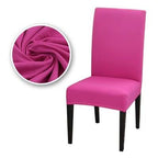Dining Chair Covers Stretch Chair Covers Parsons Chair Slipcover Removable Anti Dirty Seat Chair Cover Spandex Kitchen Cover for Banquet Wedding Dinner Restaurant house Stevvex