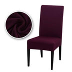 Dining Chair Covers Stretch Chair Covers Parsons Chair Slipcover Removable Anti Dirty Seat Chair Cover Spandex Kitchen Cover for Banquet Wedding Dinner Restaurant house Stevvex