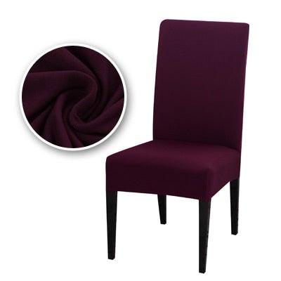 Dining Chair Covers Stretch Chair Covers Parsons Chair Slipcover Removable Anti Dirty Seat Chair Cover Spandex Kitchen Cover for Banquet Wedding Dinner Restaurant house Stevvex
