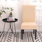Dining Chair Covers Stretch Chair Covers Parsons Chair Slipcover Removable Anti Dirty Seat Chair Cover Spandex Kitchen Cover for Banquet Wedding Dinner Restaurant house Stevvex