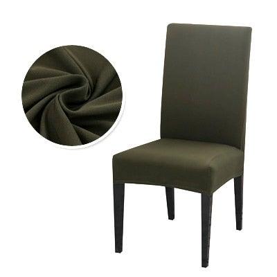 Dining Chair Covers Stretch Chair Covers Parsons Chair Slipcover Removable Anti Dirty Seat Chair Cover Spandex Kitchen Cover for Banquet Wedding Dinner Restaurant house Stevvex