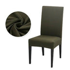 Dining Chair Covers Stretch Chair Covers Parsons Chair Slipcover Removable Anti Dirty Seat Chair Cover Spandex Kitchen Cover for Banquet Wedding Dinner Restaurant house Stevvex