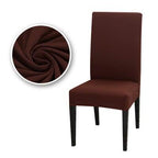 Dining Chair Covers Stretch Chair Covers Parsons Chair Slipcover Removable Anti Dirty Seat Chair Cover Spandex Kitchen Cover for Banquet Wedding Dinner Restaurant house Stevvex
