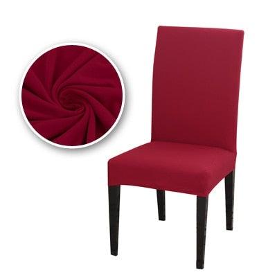 Dining Chair Covers Stretch Chair Covers Parsons Chair Slipcover Removable Anti Dirty Seat Chair Cover Spandex Kitchen Cover for Banquet Wedding Dinner Restaurant house Stevvex