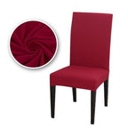 Dining Chair Covers Stretch Chair Covers Parsons Chair Slipcover Removable Anti Dirty Seat Chair Cover Spandex Kitchen Cover for Banquet Wedding Dinner Restaurant house Stevvex