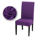 Dining Chair Covers Stretch Chair Covers Parsons Chair Slipcover Removable Anti Dirty Seat Chair Cover Spandex Kitchen Cover for Banquet Wedding Dinner Restaurant house Stevvex