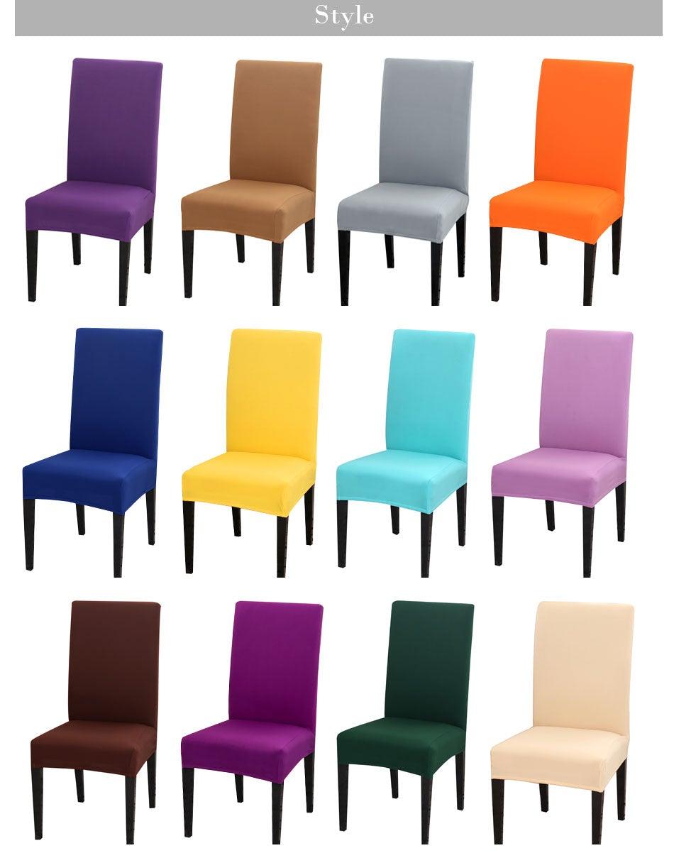 Dining Chair Covers Stretch Chair Covers Parsons Chair Slipcover Removable Anti Dirty Seat Chair Cover Spandex Kitchen Cover for Banquet Wedding Dinner Restaurant house Stevvex