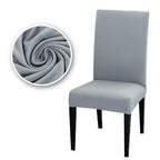 Dining Chair Covers Stretch Chair Covers Parsons Chair Slipcover Removable Anti Dirty Seat Chair Cover Spandex Kitchen Cover for Banquet Wedding Dinner Restaurant house Stevvex