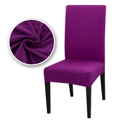 Dining Chair Covers Stretch Chair Covers Parsons Chair Slipcover Removable Anti Dirty Seat Chair Cover Spandex Kitchen Cover for Banquet Wedding Dinner Restaurant house Stevvex