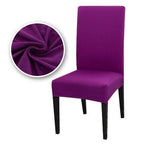 Dining Chair Covers Stretch Chair Covers Parsons Chair Slipcover Removable Anti Dirty Seat Chair Cover Spandex Kitchen Cover for Banquet Wedding Dinner Restaurant house Stevvex