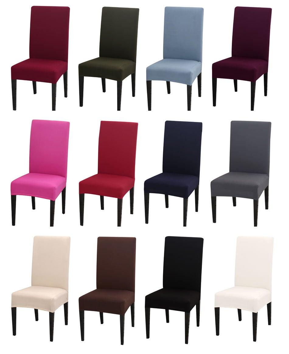 Dining Chair Covers Stretch Chair Covers Parsons Chair Slipcover Removable Anti Dirty Seat Chair Cover Spandex Kitchen Cover for Banquet Wedding Dinner Restaurant house Stevvex