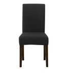 Dining Room Chair Cover Spandex Elastic Stretch Slipcover for Chairs Kitchen Hotel And Anti dirty Washable Removable Armless Shell Chair Cover Dining Room Chair Slipcovers Dining Chair Covers Parsons Chair
