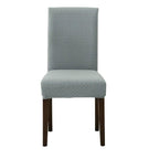 Dining Room Chair Cover Spandex Elastic Stretch Slipcover For Chairs Kitchen Hotel Banquet Sure Fit Home Décor Stretch Short Dining Room Chair One Piece Slipcover Form Fit Polyester/Spandex Machine Washable Stevvex
