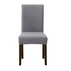Dining Room Chair Cover Spandex Elastic Stretch Slipcover For Chairs Kitchen Hotel Banquet Sure Fit Home Décor Stretch Short Dining Room Chair One Piece Slipcover Form Fit Polyester/Spandex Machine Washable Stevvex