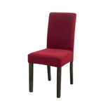 Dining Room Chair Slipcovers Dining Chair Covers Parsons Chair Slipcover Stretch Chair Covers for Dining Room Chair Covers Stretch For Wedding Dining Room Office Banquet house And Chair Case Anti dirty And Washable Removable Armless Shell Chair Cover Stevvex