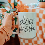 Dog Mom 16oz Ceramic Coffee Mug - Funny Gift For Dog Lover BandsCo Straps