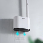 Disposable Toilet Brush With Cleaning Liquid Wall-Mounted Cleaning Tool For Bathroom Replacement Brush Head Accessories Wall Toilet Brush And Holder Set Flexible Toilet Bowl Cleaner Brush With Silicone Bristles Bendable Brush Head To Clean Toilet Corner Stevvex